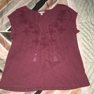 american eagle peasant top